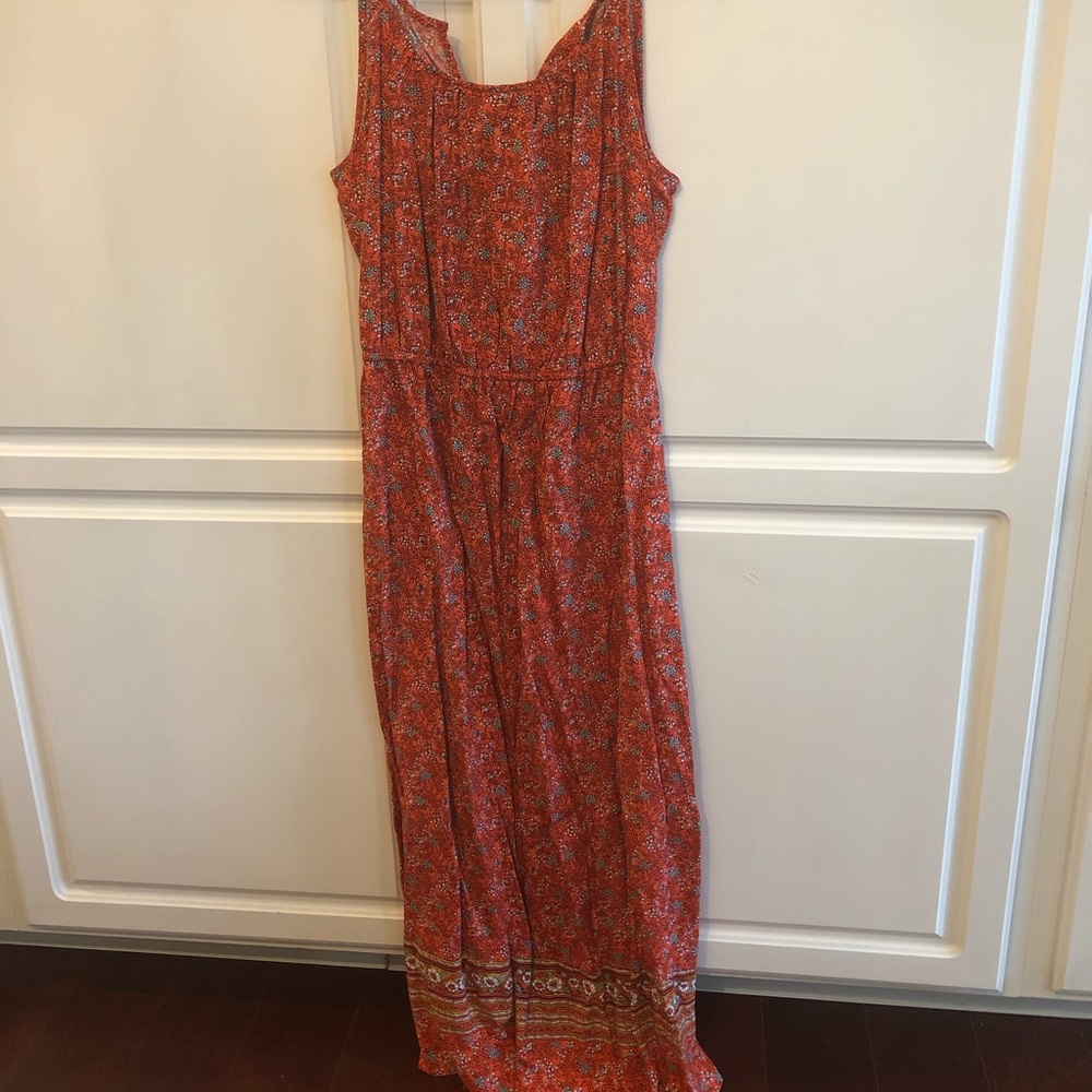 Floral cami maxi dress